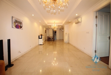 Affordable spacious 3 bedroom apartment for rent in Ciputra Tower, Hanoi